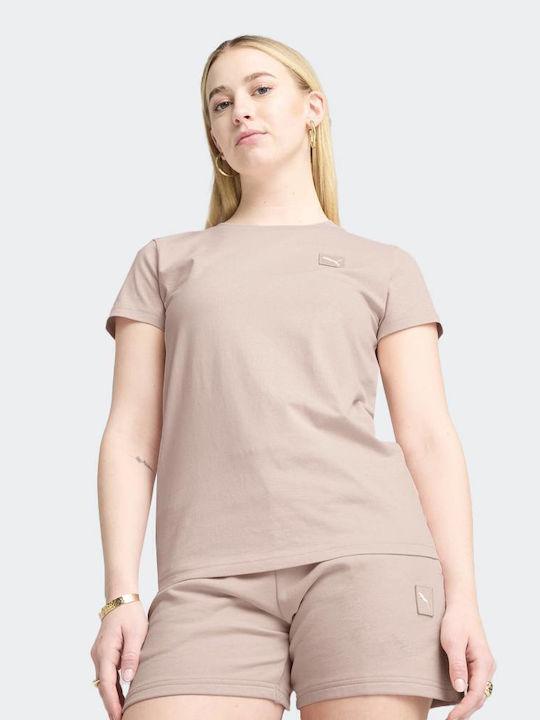 PUMA Γυναικείο Αθλητικό T-shirt Ροζ