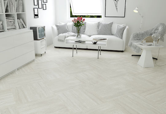 Kai Group Interior Floor and Wall Tile Porcelain Matte 60x60cm Cream
