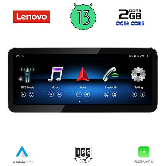 Lenovo Ηχοσύστημα Αυτοκινήτου για Mercedes-Benz CLC Class / GLC 2014-2021 (Bluetooth/USB/WiFi/GPS/Apple-Carplay/Android-Auto) με Οθόνη Αφής 10.33"