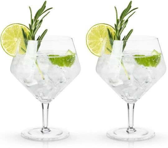 Crystal Bohemia Set of Glasses Cocktail/Drinking made of Glass 2pcs