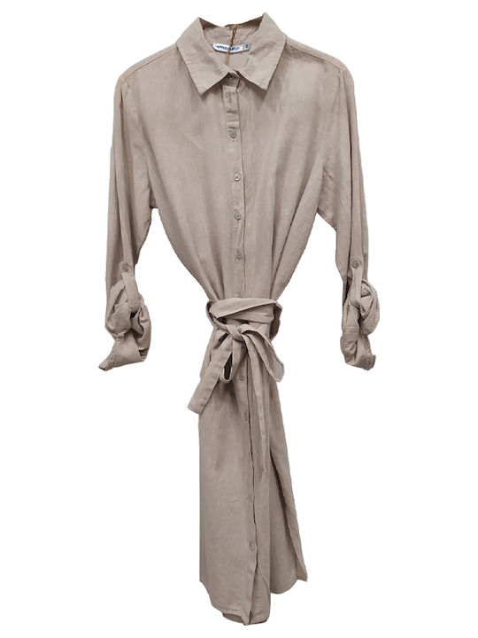Femei Cămașă Beige