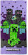 Carbotex Kids' Beach Towel Minecraft Purple 70*140cm 100% Cotton 24002024mc