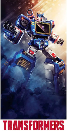 Kinder-Strandtuch Carbotex Transformers Optimus 70*140cm 100% Baumwolle 241011tra