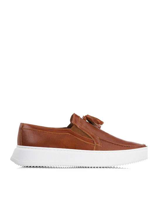 Northway Herren Mokassins in Tabac Braun Farbe