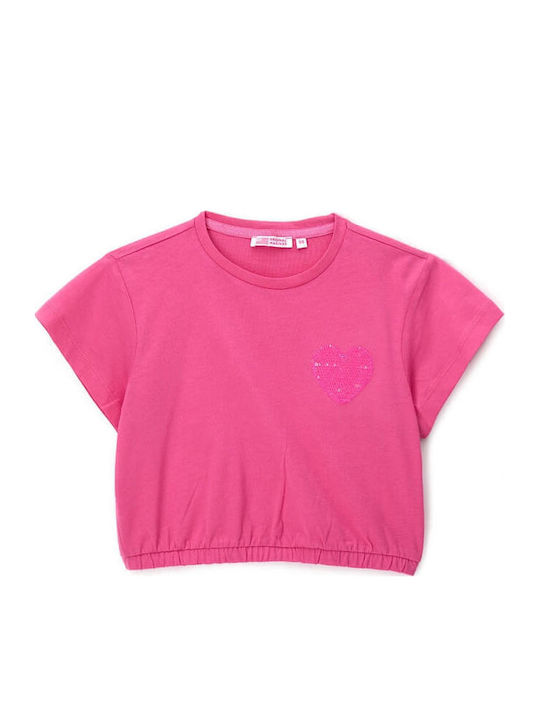 Kids' Shirt Short Sleeve Fuchsia