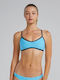 Trinity Top De Bikini Sutien Sport Lap Albastru/Aqua