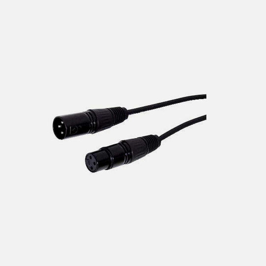 GBC Cable XLR male - XLR female Μαύρο 5m 14.1702.05