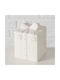 MSA Box General Use with Lid made of Porcelain White 7x7x10.5cm