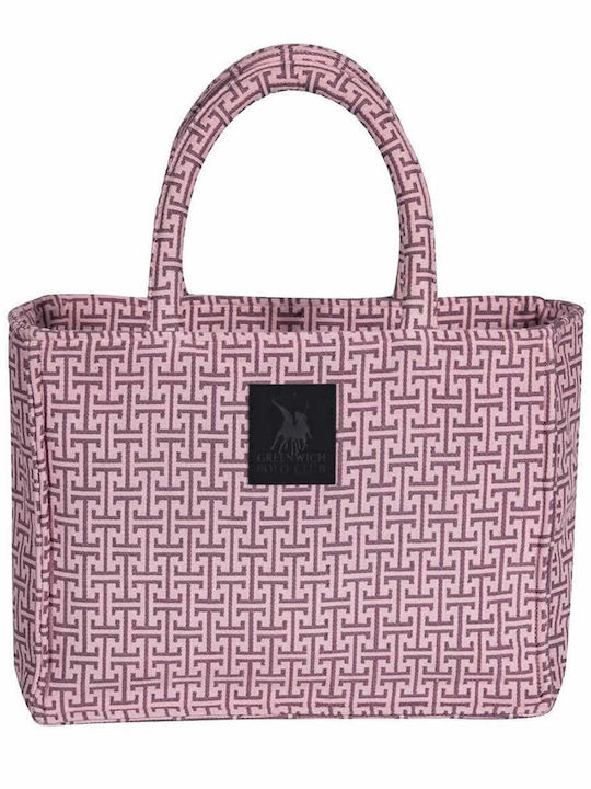 Greenwich Polo Club Fabric Beach Bag Pink