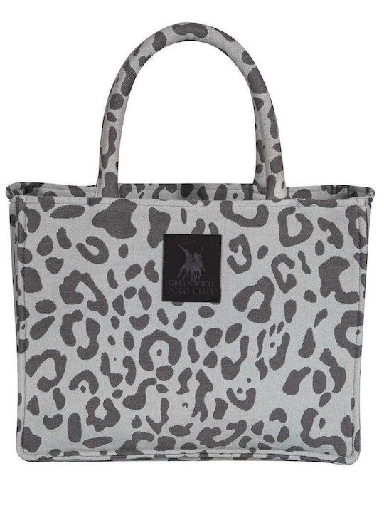 Greenwich Polo Club Fabric Beach Bag Gray