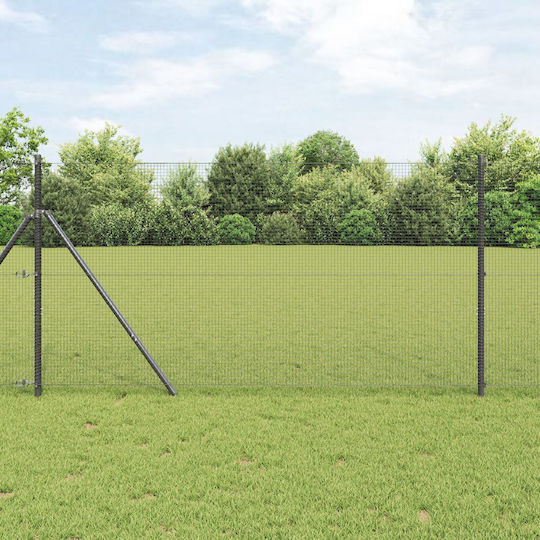 vidaXL Garden Fencing Material 2pcs Gray
