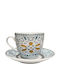 Bohemia House Set of Cups Tea Porcelain Multicolored 6pcs