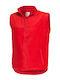 Palltex Arbeitsweste Softshell mit Fleece-Futter Rot