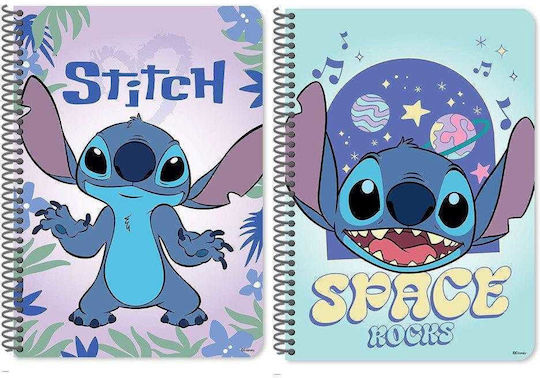 Must Team Spiral Notebook Ruled B5 60 Sheets 2 Subjects 1pcs (Μiscellaneous Designs)