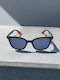 Dasoon Vision Unisex Sunglasses with Black Frame and Blue Polarized Lens 2478074