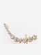 Single Earring Ear Climber Gold Plated