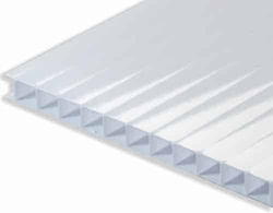 Polycarbonatplatte 210x300 6mm Milchig Eurocarb