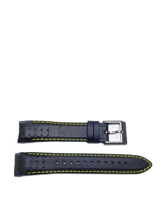 Seiko Sportura Leather Strap Black 21mm