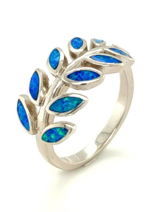 Drandakis Damen Ring mit Steinen aus Silber