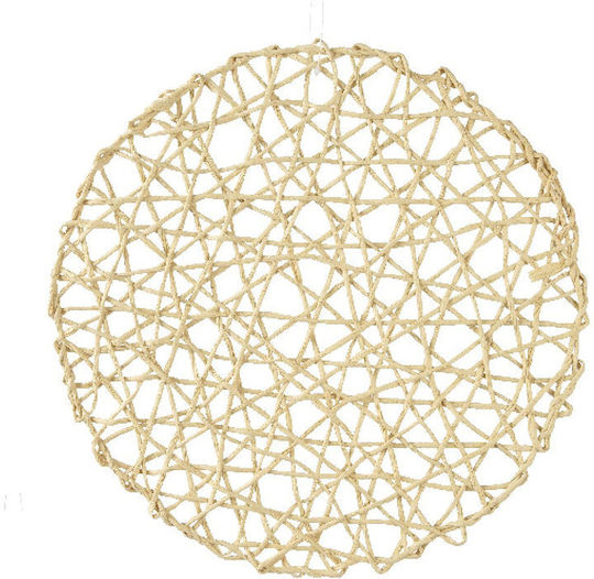 Kaemingk Platzdeckchen Rund Beige 38cm 1Stück