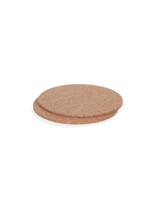 Atmosphera Platzdeckchen Rund Kork Beige 18cm 1Stück