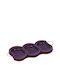 Galifas Porcelain Dessert Divided Serving Plate Purple 4pcs