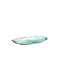 Atmosphera Decorative Glass Platter Green 41.5x17.5x3.5cm