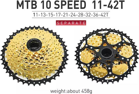 Mtb Freewheel Cassette Multiple Speed Options Lightweight Aluminum