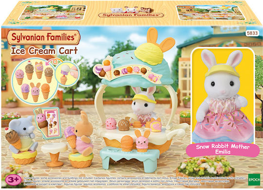 Epoch Toys Sylvanian Families Ice Cream Cart For 3+ Years (Miscellaneous Designs)