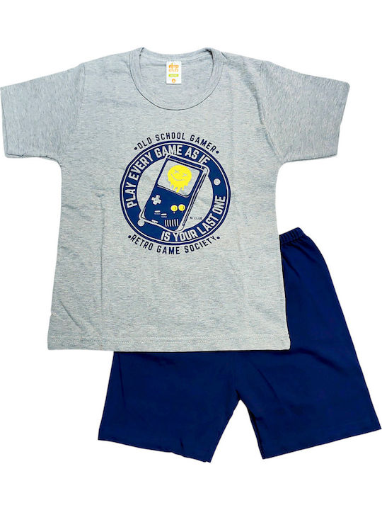 Nina Club Kids' Pajamas Summer Gray