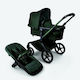 Bugaboo Fox 5 Noir Limited Edition Бебешка количка 2 в 1 Midnight Green