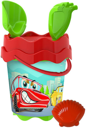 Bucket Cars Φ17cm Set=5 Pieces Summertiempo 623302