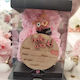 Handgefertigtes Geschenkset für Babys aus Holz für Mädchen