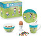Cryspo Trio Feeding Set Play made of Plastic 5pcs