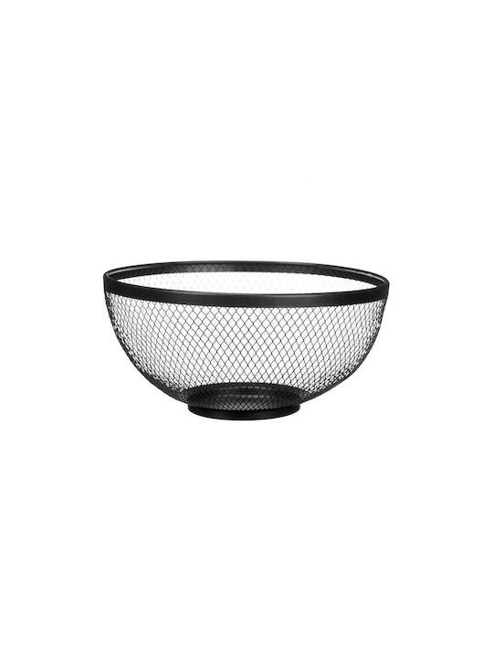 Atmosphera Плодова кошница Метал Черен 26x26бр