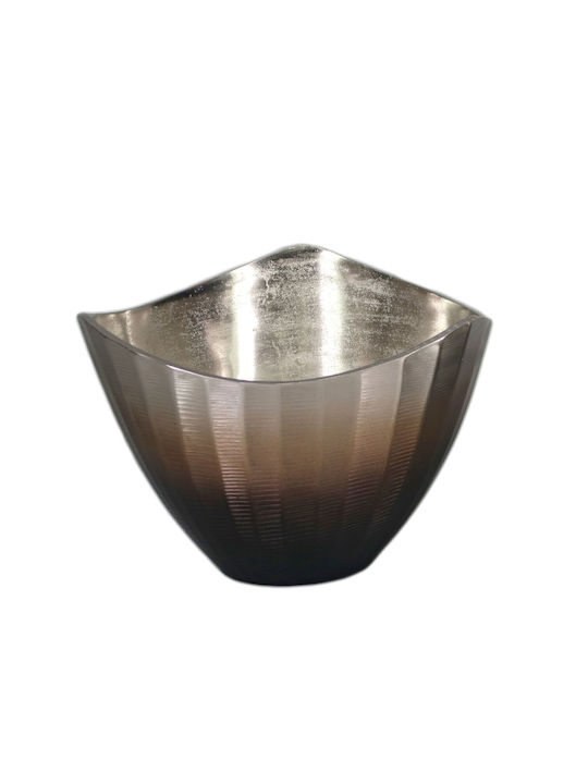 Galifas Decorative Bowl Silver 27.5x27.5x18.5cm