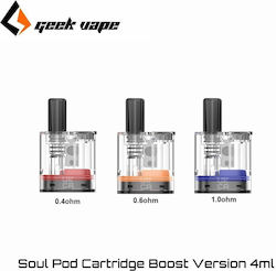 Geek Vape Soul Boost Pod In Blue Colour 4ml With Heating Element 1ohm (Miscellaneous Designs/Colors)