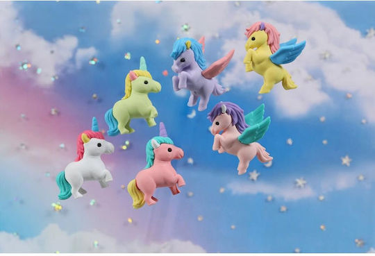Iwako Unicorn 3D Eraser Pouch Er-uni001 Assorted