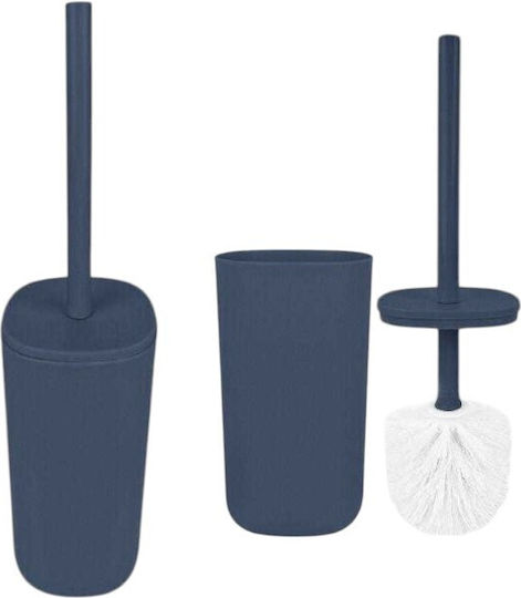 21696 Kunststoff Badezimmer Toilettenbürste Blau