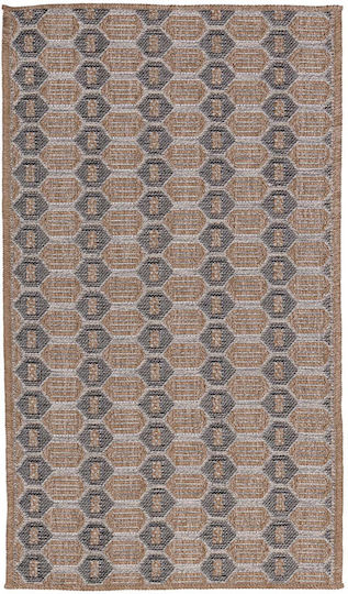 Royal Carpet Craft 155 Αντιολισθητικό Χαλί Εξωτερικού Χώρου Διάδρομος Ψάθινο Beige 66x150cm