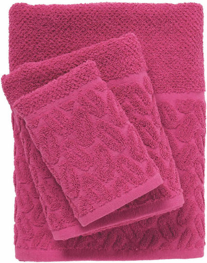 Das Home Bath Towel Set 3pcs 0786 Fuschia Weight 550gr/m²