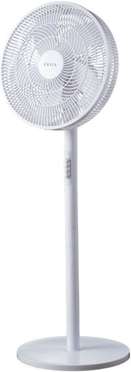 Estia Auraflow Pedestal Fan 50W 40cm Diameter White