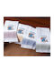 Silk Fashion Tea Towel in White Color 45x65cm 12pcs