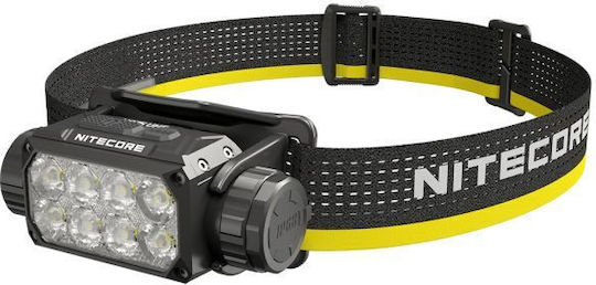 NiteCore Rechargeable Headlamp LED with Maximum Brightness 3000lm Hc75 Uhe White