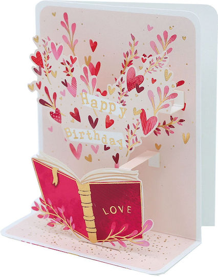3D Greeting Card 10.5x12 Happy Birthday Love Pictura