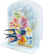 3D Greeting Card 10.5x12 Swallow Pictura