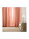 Whitegg Curtain with Pencil Pleat K0181 Orange 270x280cm