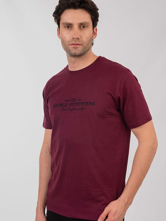 Double Tricou Burgundy