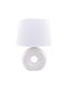 Chios Hellas Ceramic Table Lamp with White Shade and Base