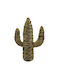 Decorative Cactus 28 W ×40 H Cm Water Hyacinth Natural